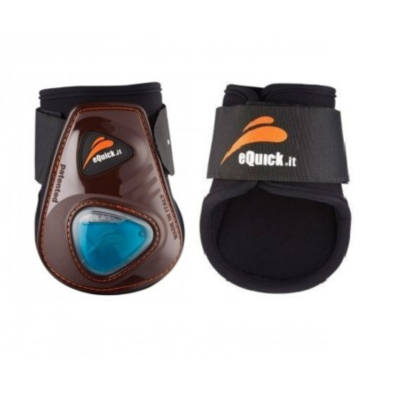 eQuick eShock Strijklappen Velcro Bruin